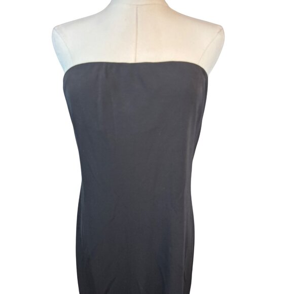 2/$30 Boston Proper Medium Black Strapless Mini Dress - Picture 5 of 12